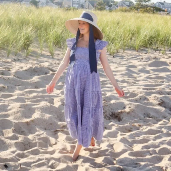 NWT Hill House Ellie Nap Dress in Navy Gingham - Picture 3 of 8